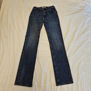 Wrangler Boys Retro Slim Straight Jeans – Size 18 (Fits Like Men’s 30x32)